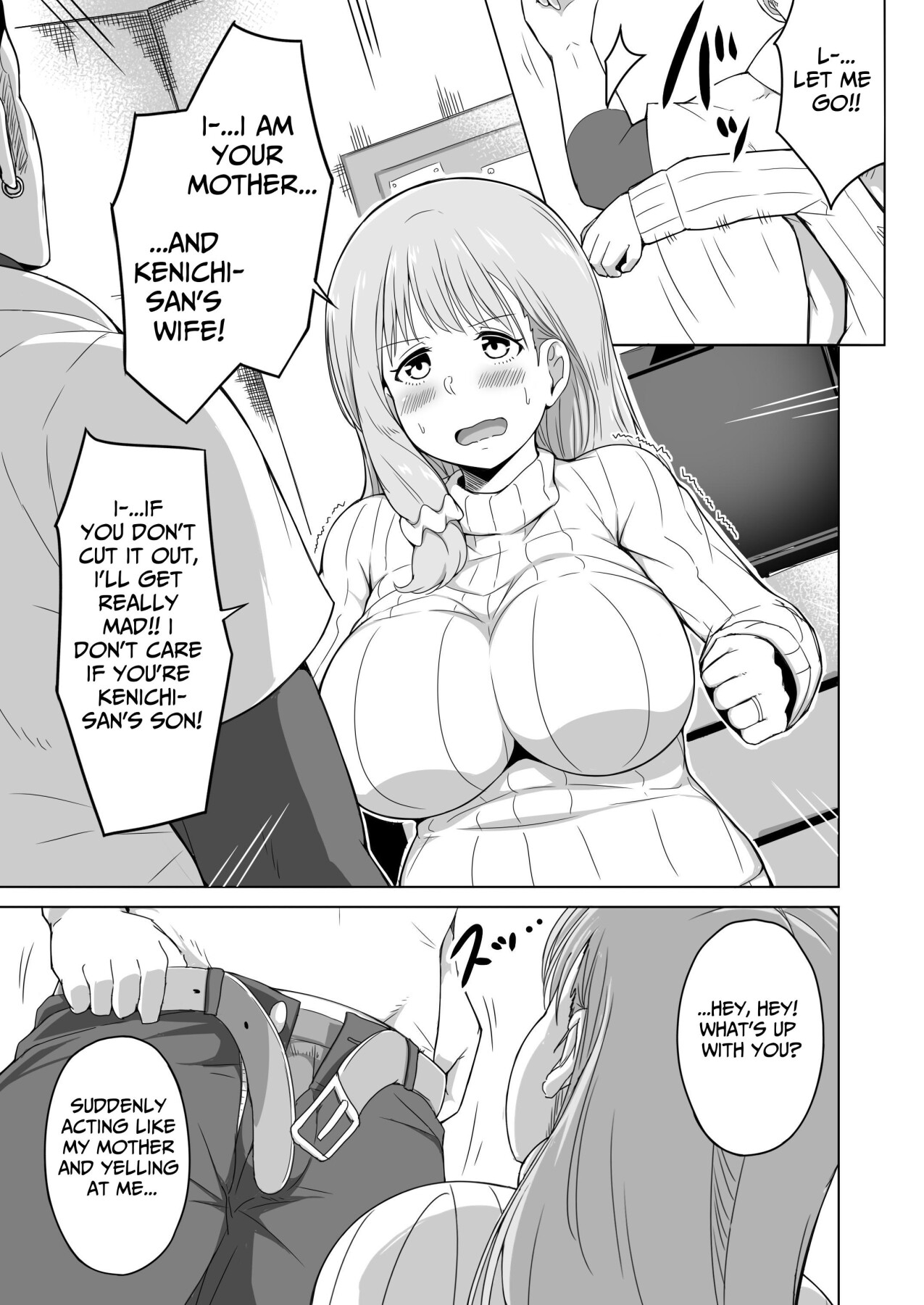 Hentai Manga Comic-My Stepson Is Too Much For Me To Handle-Read-24